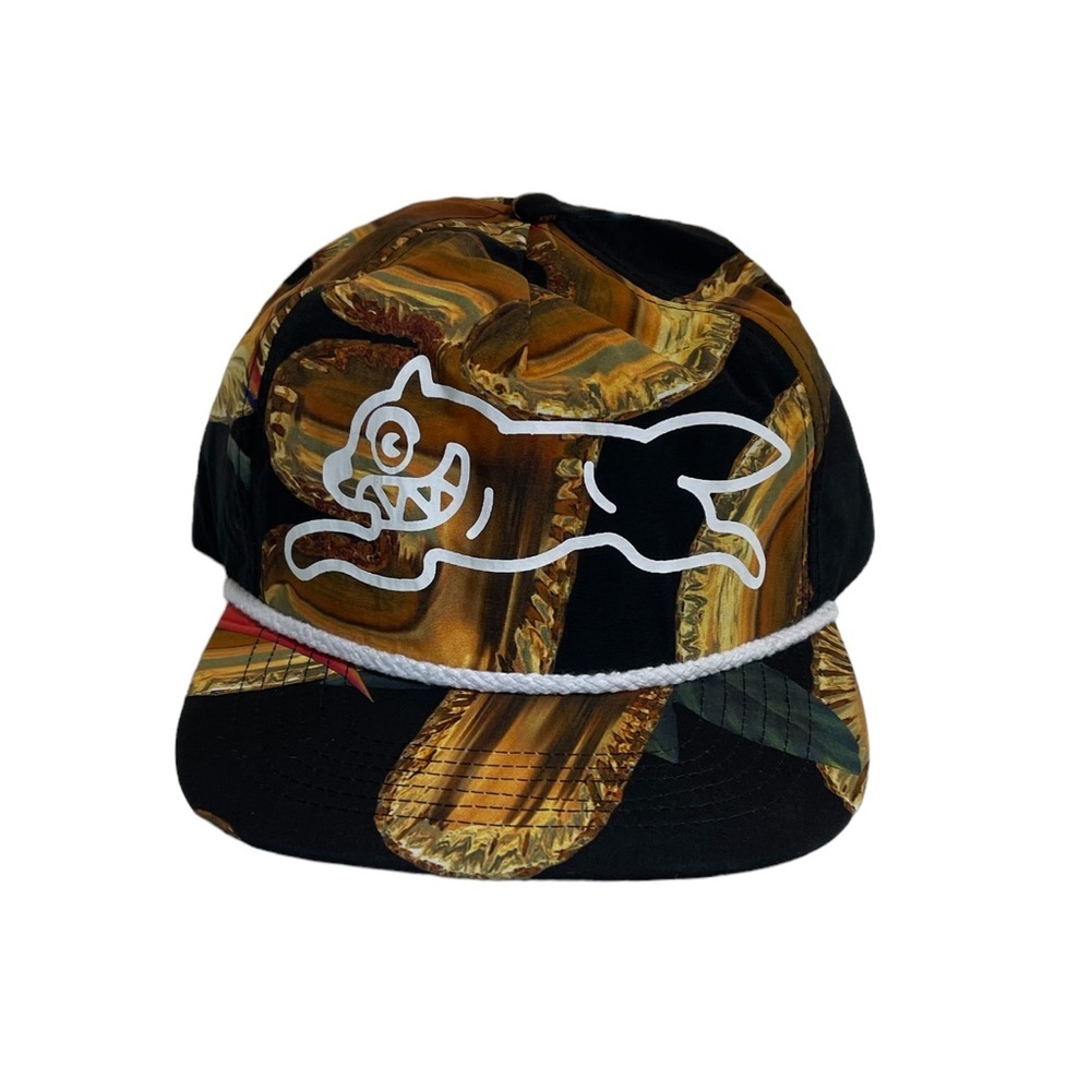 Nwt IceCream Space Trucker Hat Snap Back Black Gold - Picture 3 of 7